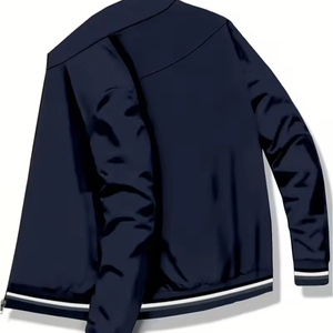 New Winter <b>Hip</b> Hop Premium Customized <b>for</b> Men Varsity Jackets Stand Collar Waterproof Eco-Friendly Wholesale Featuring Stylish - Product Image 1