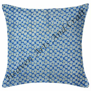 2025 100% Cotton Outdoor Decorative Hand Block Print <b>Cushion</b> Case Customizable Print Pattern For Home Hotel OEM Manufacturer - Product Image 4