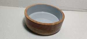 ชามไม้อะคาเซียพิมพ์ลายดอกไม้สีสันสดใสเป็นมิตรกับสิ่งแวดล้อมใช้กับเครื่องล้างจานปลอดภัยทำด้วยมือเพิ่มความหรูหราในวันหยุดรับประทานอาหาร - Product Image 6