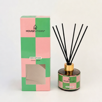 Diffuseur de parfum sans flamme au bois de santal 100 ml, huile essentielle, aromathérapie, parfum d'ambiance pour la maison