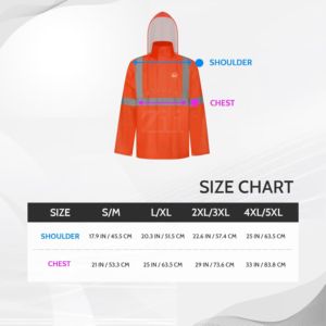 Veste de travail en softshell en coton, classe 2 ANSI, haute visibilité, orange, réfléchissante, LED clignotante, vêtements de sécurité de protection pour la course à pied - Product Image 5