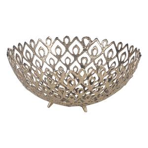 แท่นวางช็อคโกแลตขัดเงาสีทองทำด้วยมือทรงกลมพร้อมขาตั้งช็อคโกแลตขัดเงาสีเงินสำหรับเสิร์ฟช็อคโกแลตและของหวาน - Product Image 1