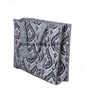 Sac fourre-tout en coton de grande taille pour femmes avec fermeture à glissière, bandoulière portable, sac de shopping résistant, printemps été ouvert - Product Image 4