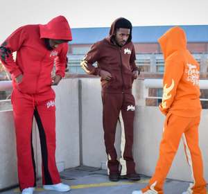 Vente en gros de LOGO personnalisé lourd de haute qualité 100% coton coupe régulière impression de streetwear américain sweat à capuche et sweat-shirts pour hommes - Product Image 3