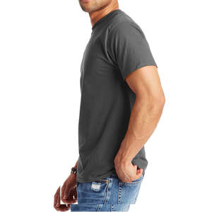 Camiseta de Manga Corta para Hombre, Corte Regular, Secado Rápido, Informal, Color Sólido, Cuello Redondo - Product Image 6