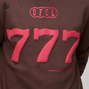 Logotipo personalizado de algodón grueso en blanco impreso peso pesado Puff impreso sudaderas con capucha impresas personalizadas sudaderas con capucha de los hombres - Product Image 6