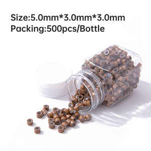 แหวนเชื่อมต่อผมต่อแบบซิลิโคน ไมโครริง ลิงค์ นาโนบีดส์  แบบมองไม่เห็น - Product Image 4