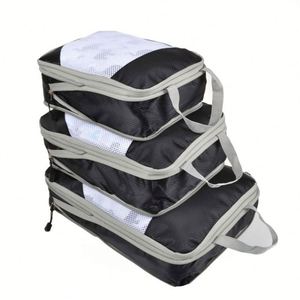 Organizador de Ropa de Malla de Compresión con Logotipo Personalizado, Juego de Organizadores de Equipaje de Viaje, Cubos de Embalaje, Juego de Cubos Organizadores de Viaje - Product Image 1