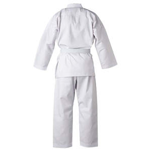 Uniforme de karaté en coton blanc de haute qualité, couleur rouge personnalisée, 100% coton, vente chaude, léger, uniforme d'arts martiaux - Product Image 2