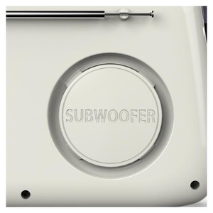 Radio FM vintage Bluetooth crema 5W USB-C Haeger (RB-CRE.003A) - Product Image 2