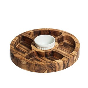 Plateau en bambou en bois de mangue fait à la main et plateau de service de fromage fabricant à bas prix - Product Image 1