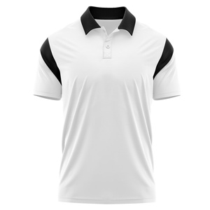 Polo en coton promotionnel pour uniformes de personnel avec logo brodé, polo de travail personnalisable - Product Image 1