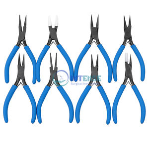 High Quality Stainless Steel Jewelry Making Pliers Set 8-<b>Tools</b> Black Handle <b>Engraving</b> Toolkit for DIY Craft Repair - Product Image 1
