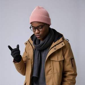 Gorro térmico de invierno para exteriores unisex, gorro grueso y acogedor, diseño de punto suave y elástico para la comodidad diaria y la ropa de calle moderna - Product Image 6