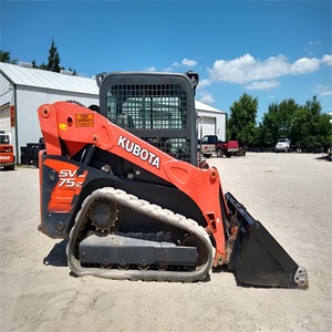 Minicargadora pequeña usada Kubota y para cargadora Cat S70, cargadora frontal en buen estado con motor central a la venta - Product Image 2