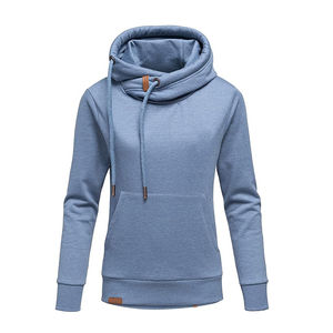 2025 Cotton & Polyester Fleece Fabric <b>Hoodie</b> Plus Size Blank Plain Hooded <b>Sweatshirt</b> Custom Women's <b>Sweatshirt</b> Unisex - Product Image 6