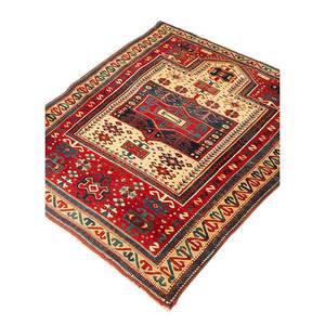 Alfombra Grande de Lana Anudada a Mano Kiaan Gold Paem-717, Estilo Kilim Clásico con Medallón Rectangular para Pasillo, Alfombras Jaipur US - Product Image 2