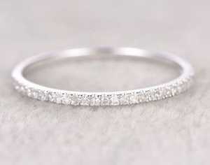 Joyería fina Anillos de niña Joyería Anillos de oro real Joyería de mujer para boda Regalo de compromiso - Product Image 3