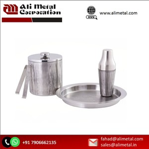 Customizable Stainless Steel <b>Ice</b> <b>Bucket</b> Essential Bar Tool for Home and Bar Use Metal Material - Product Image 5