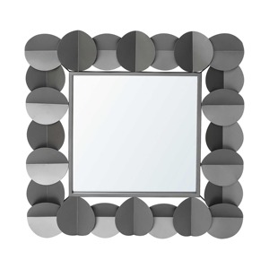 Nouveau miroir mural au design élégant en métal noir rehaussant des intérieurs modernes avec une surface réfléchissante de qualité supérieure et un style contemporain chic - Product Image 2