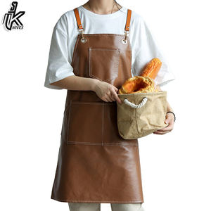 Barbe de cuisine en cuir véritable, tablier de barbier personnalisé, tablier de coiffeur pour robe en cuir - Product Image 4