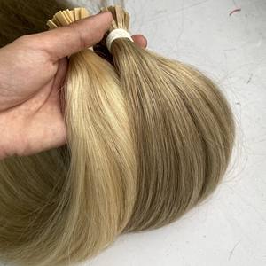 Extensiones de cabello de punta plana, cabello humano Remy virgen, doble punta plana, venta al por mayor - Product Image 4