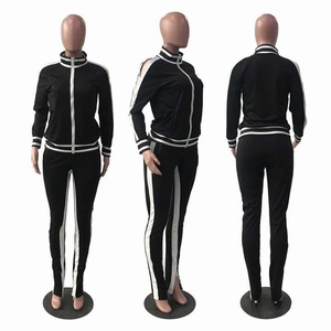 : Chándal deportivo de alta calidad para mujer, ropa deportiva diaria cómoda de dos piezas para gimnasio, actividad física al aire libre, trotar - Product Image 1