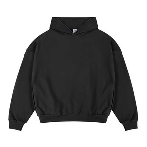 À la mode de bonne qualité hommes confort lavage vêtement teint sweats à capuche dernière conception pull basiques coton mélangé sweats à capuche - Product Image 2