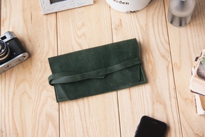 Leather <b>Watch</b> Case Bag Organizer Roll Storage for Great Groom Gift and Travel Strap Included LWP-0071 - Product Image 6