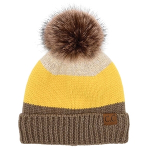 หมวกบีนนี่สีสันแบบกำหนดเองพร้อมป้ายโลโก้ปอมปอม หมวกบีนนี่ลายทางสำหรับผู้ใหญ่ หมวกฤดูหนาวที่อบอุ่น ขายส่งจากโรงงานเวียดนาม - Product Image 5