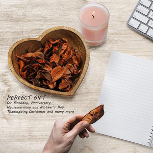 ถาดไม้อะคาเซียรูปหัวใจแบบกำหนดเองจานเสิร์ฟไม้ธรรมชาติสำหรับงานปาร์ตี้สำหรับมื้อค่ำถั่วขนมขบเคี้ยว - Product Image 3