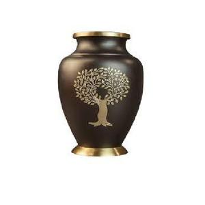 Urnas Funerarias de Diseño de Mediados de Siglo, Estilo Europeo, con Soporte, Diferentes Variedades, Urnas de Metal Plateado - Product Image 6