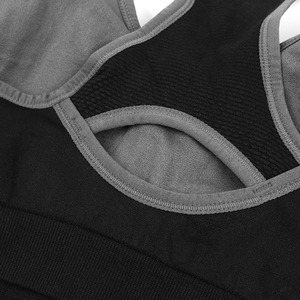 Plus Size Breathable Padded Wire Free Racerback <b>Sports</b> Bra for <b>Women</b> Yoga Workout Front Logo High Fitness - Product Image 4