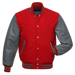 Veste universitaire classique coupe universitaire de baseball OEM Logo personnalisé Vêtements d'extérieur de qualité supérieure Streetwear Blouson bombardier pour hommes - Product Image 3