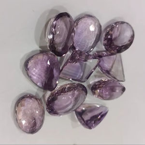 AAA High Quality Natural Handmade Amethyst <b>Cushion</b> Cut Oval Wait a few seconds and try to cut or copy again 20% Off And Gift - Product Image 2