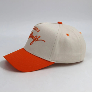 Unisex 6-Panel 3D Embroidery Snapback Cap High Quality Custom Sporty Style 2 Tone Colors Dot Baseball Caps for Outdoor Sports - Product Image 4