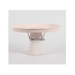 White And Black <b>Wooden</b> <b>Cake</b> Stand With Superior Quality <b>Cake</b> Stand For Home Hotel And Restaurant Usage - Product Image 2