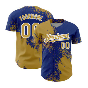 Jersey de béisbol con sublimación impresa con nombre de equipo transpirable de tarifa al por mayor, jersey de béisbol con diseño de demanda de cliente de talla regular - Product Image 4