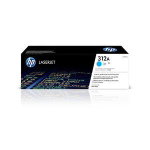 Cartouche de toner cyan originale HP 312A pour imprimante LaserJet avec puce CF381A, compatible avec les machines HP - Product Image 2