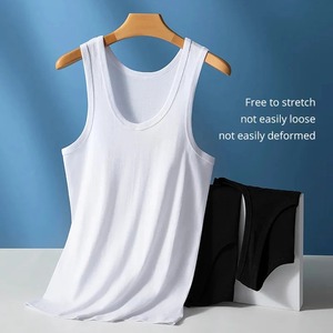 Men <b>Slimming</b> Body Shaper <b>Vest</b> Stringer Compression Tank Top Undershirt Sleeveless Breathable Polyester/Cotton - Product Image 5