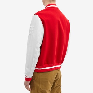 Tùy Chỉnh Chenille Thêu Vá Bóng Chày Áo Khoác Cổ Điển Letterman Varsity Áo Khoác Cho Nam Giới - Product Image 3