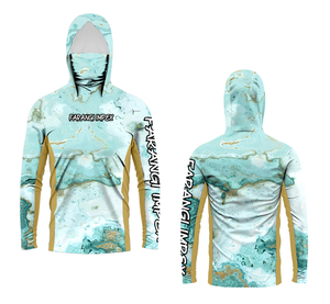 Camouflage masque sweats à capuche chemises vêtements de plein air imperméables pour la pêche chasse escalade Camping randonnée respirant Protection solaire - Product Image 4