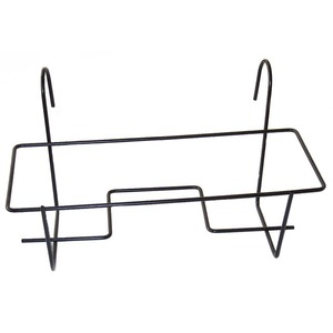 Support de plantes en fil métallique pour balcon, fixation facile, CM 41, avec profondeur de 16,5 cm et caractéristiques pour jeunes enfants de 14 cm de profondeur - Product Image 1