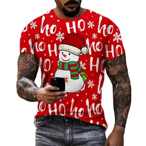 Men's 100% Cotton T-Shirt Loose Fit Short-Sleeved 220G Solid Color Printed Formal Style Custom Printed Short - Product Image 1