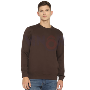 Sudaderas con capucha impresas personalizadas para hombre, jersey con cuello redondo, sudadera con logotipo bordado, tela de lana de algodón 100%, ropa de calle de invierno - Product Image 1