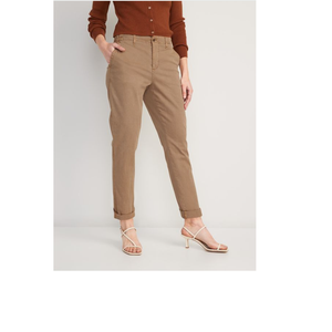 Nouveau pantalon Chino élégant pour femmes pour tenue décontractée pantalon en coton Slim Fit à la mode pour dames chinos confortables pour femmes de BD - Product Image 2