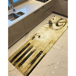 Alfombra con diseño de clave de sol, alfombra con notas musicales, alfombra marrón, alfombra para sala de música, alfombra personalizada, alfombra suave con pelo largo - Product Image 5