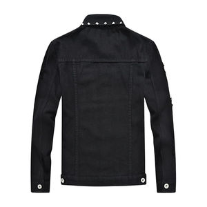 2025 nuevo diseño de moda chaqueta vaquera de alta calidad para hombre precio al por mayor Chaquetas vaqueras hechas a medida para hombre - Product Image 6