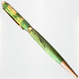 Premium 0.7mm fait à la main améthyste Collection Twist stylo à bille élégant burl bois finition stabilisée pour les signatures de mariage de bureau - Product Image 3