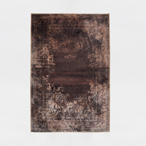 Alfombra Moderna Turca Art Deco, Color Beige Espresso, Impresión Digital, Plegable, Lavable, Alfombra Neutral para Área de Estar, OEM ODM - Product Image 1